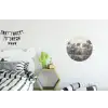 Tropisch - Landschap - Illustratie Wandcirkel aluminium klein -kinderkamer