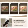 Tulpen - Sprookjesachtig - Kleurrijk Light Box met batterij (Wandlamp) middel -USP_dimbaarNL