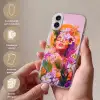 Vrouw - Abstract - Cirkel - Bloemen Apple iPhone 16 Plus klein -sfeer3_NL
