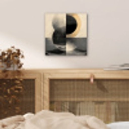 Cirkels - Schaduw - Abstract aluminium wit klein -sfeer3