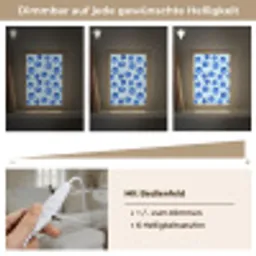 Bessen - Modern - Blauw Light Box met kabel (Tafellamp) klein 925 -USP_dimbaarDE