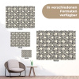 Grafisch - Patroon - Zwart tuinposter los doek klein 239 -Xsfeer9_DE
