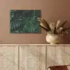 Monstera -  Inductie beschermer - Bladeren - Tropical - Afdekplaat voor kookplaat PET vilt klein -sfeer4
