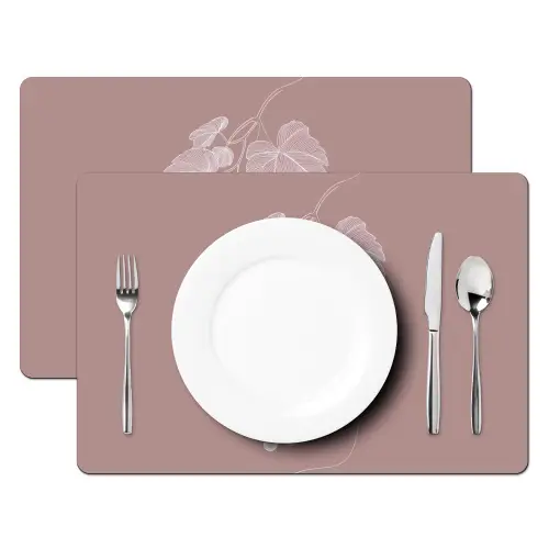 Tros - Druiven - Illustratie - Bladeren Placemat vinyl groot -zzsfeer2_Kitchenyeah-website