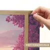 Eiffeltoren - Parijs - Roze Light Box met batterij (Wandlamp) middel -USP_websiteprintNL