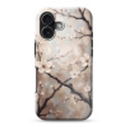 Bloesem - Takken - Schilderij - Beige - Serene Toughcase MagSafe Apple iPhone 17 klein -3d