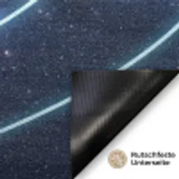 Ruimte - Zonnestelsel - Blauw Deurmat klein -antislip_DE