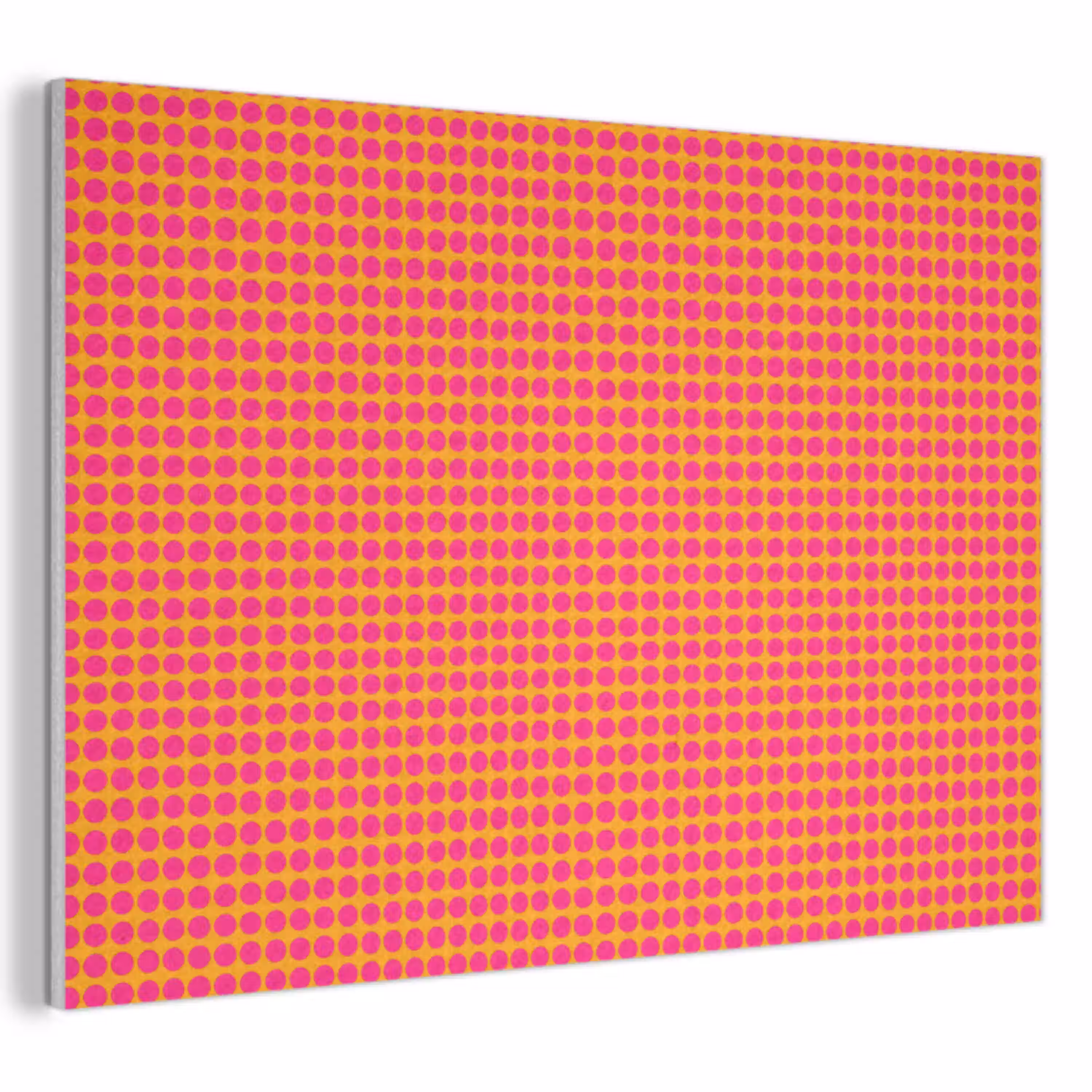 Modern - Stippen - Oranje PET vilt klein 837 -3d