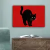 Kat - Zwart - Staart canvas 2cm klein -sfeer4