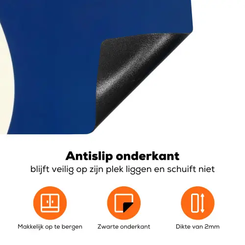 Zwaan - Wit - Snavel - Illustratie Inductie beschermer vinyl 3mm klein -zzzzzzz-td-onderkant