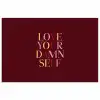 Love your damn self - Kleurrijk - Bordeaux poster papier klein -3d
