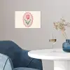 Tulp - Lijst - Ovaal - Illustratie poster papier klein -sfeer3
