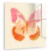 Oranje - Vlinder - Minimalistisch plexiglas 5mm klein -zzzproduct_nieuw