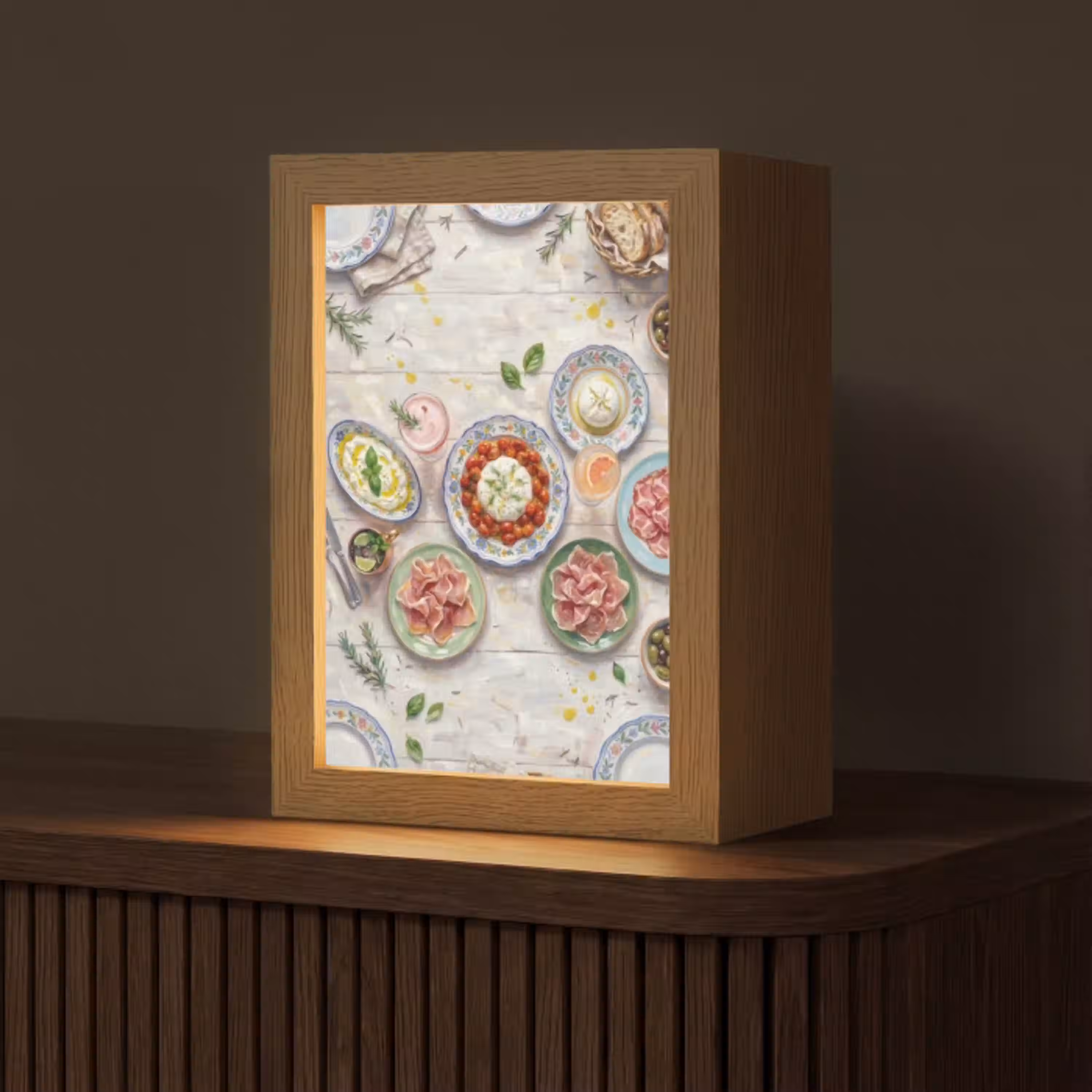 Eten - Tafel - Divers - Modern Light Box met kabel (Tafellamp) klein -z3d_website