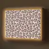 Vlekken - Beige - Luipaard Light Box met batterij (Wandlamp) middel 907 -z3d_website