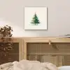 Kerstboom - Illustratie - Ster - Sneeuw aluminium wit klein -sfeer3