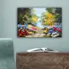 Schilderij - Bloemen - Natuur - Olieverf canvas 2cm klein -sfeer4
