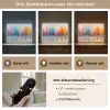Bomen - Kleurrijk - Natuur - Abstract Light Box met batterij (Wandlamp) middel -USP_lichtkleurNL