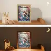 Dolfijn - Vissen - Onderwaterwereld - Bloemen Light Box met kabel (Kinderlampje) klein -sfeer3_kind