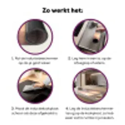 Zee - Vogels - Strand Inductie beschermer vinyl 3mm klein -zzzzzzz-cc-werking
