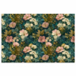 Wilde bloemen - Botanisch - Patroon - Roze - Romantisch poster papier klein 62 -3d