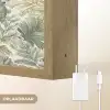 Bladeren - Botanisch - Groen Light Box met batterij (Wandlamp) middel 907 -USP_websiteoplaadbaarNL