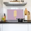 Beige - Ijsje - Spikkels Inductie beschemer met haakjes klein -sfeer2