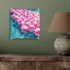 Strandballen - Roze - Water plexiglas 5mm klein -sfeer3