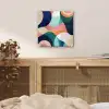 Abstract - Blauw - Roze plexiglas 5mm klein -sfeer4