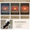Savanne - Olifanten - Zonsondergang Light Box met batterij (Wandlamp) middel -USP_lichtkleurNL