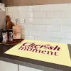 Cherish every moment - Cocktailglas - Geel Inductie beschermer vinyl 3mm klein -sfeer3