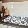 Tegels - Spaans - Patronen - Keramiek Inductie beschermer vinyl 3mm klein -sfeer3