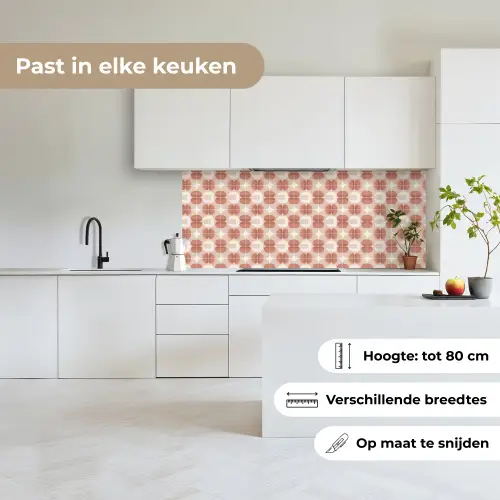 Retro - Klassiek - Roze keuken achterwand 2 middel 871 -sfeer4_NL