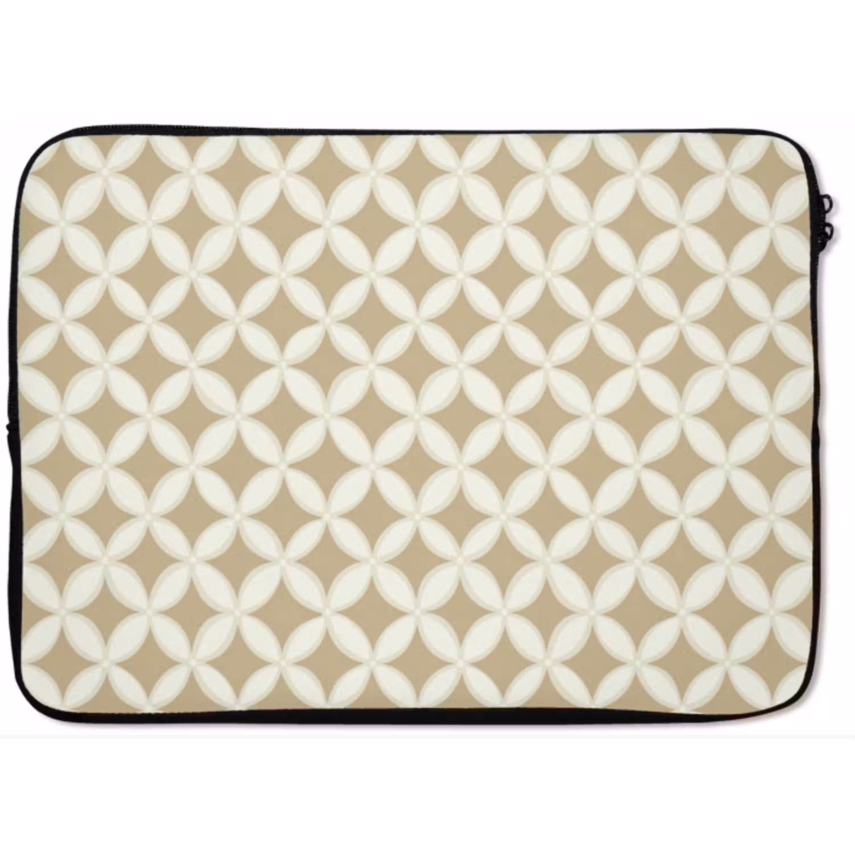 Symmetrisch - Motief - Beige laptophoes neopreen klein 279 -zkaufland3dotto