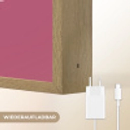 eat me out don't stress me out - Roze - Minimalistisch Light Box met batterij (Wandlamp) middel -USP_websiteoplaadbaarDE