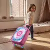 Tie dye - Abstract - Blauw - Roze Kinderkoffer - Roze klein -sfeer1