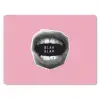 Mond - BLAH BLAH - Roze muismat rubber klein -3d