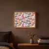 Cassette - Patroon - Roze Light Box met batterij (Wandlamp) middel 907 -sfeer4