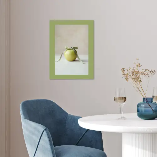 Groen - Appel - Strikje poster papier klein -sfeer3