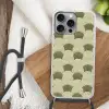 Bladeren - Structuur - Groen Hoesje iPhone 16 Pro Max met koord klein 804 -sfeer4