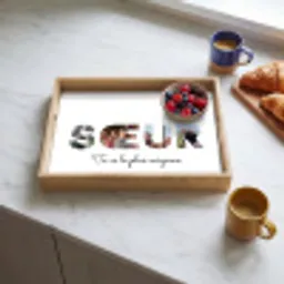 Soeur - Collage de lettres Dienblad Rechthoek middel -sfeer2