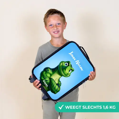 Spierbundelsaurus Kinderkoffer - Zwart klein -sfeer4_NL