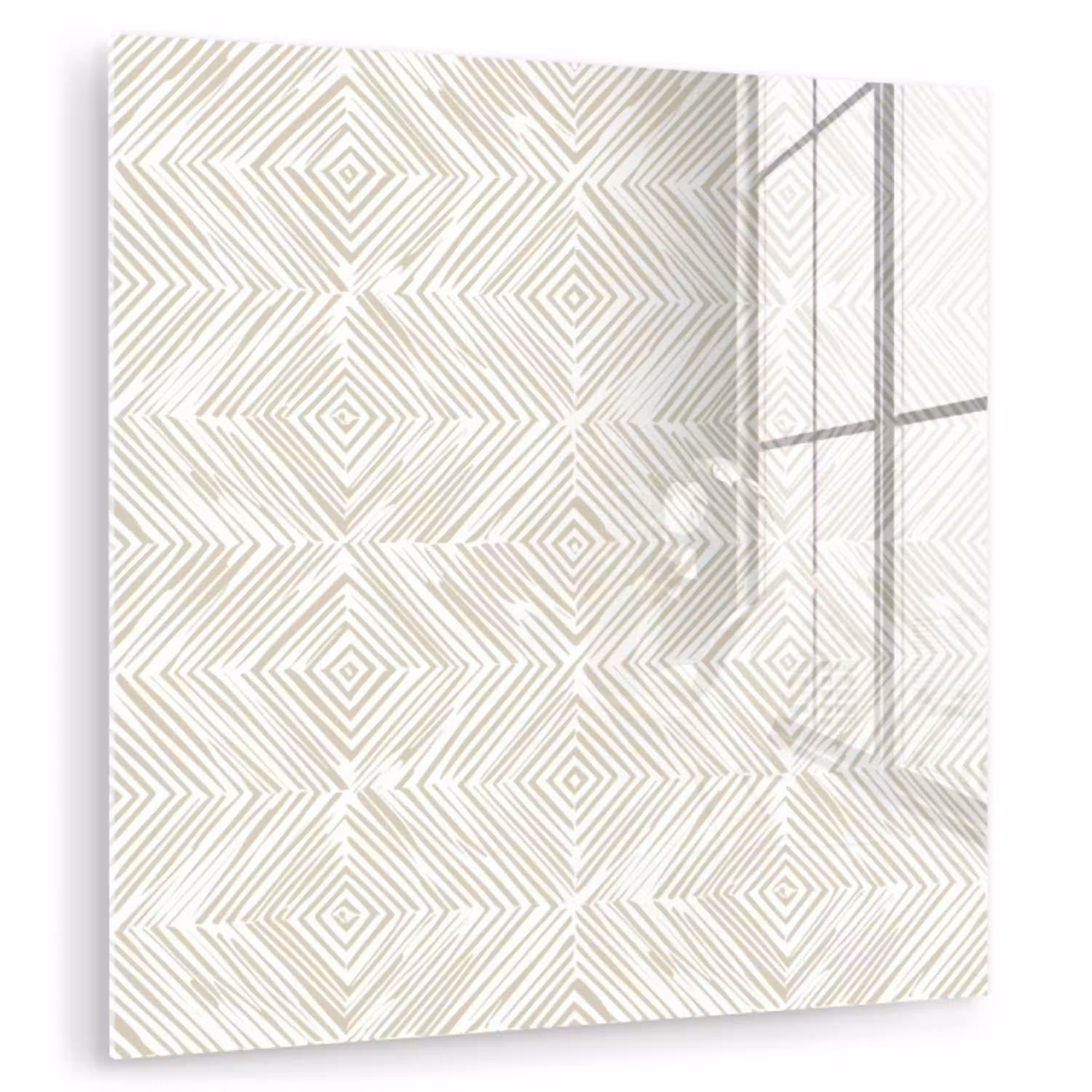 Abstract - Ruiten - Beige plexiglas 5mm klein 11 -zzzproduct_nieuw