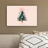 Christmas Season - Kerst - Kerstboom - Roze canvas 2cm klein -sfeer3