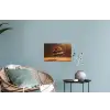 Taart - Chocolade - Eten - Brownie Muursticker klein -plant