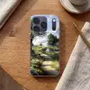 Zandpad - Groen landschap - Water Telefoonhoesje iPhone 17 Pro klein -sfeer1