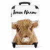 Halbe Hooglander NBS - Handbagage koffer - Kinderen Unisex middel -productfoto_recht
