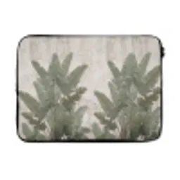 Bananenbladeren - Beton - Groen laptophoes neopreen klein -3d