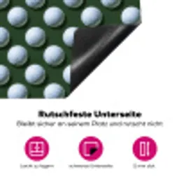 Ballen - Golf - Groen Inductie beschermer vinyl 3mm klein 276 -zzzzzzz-lf-onderkant