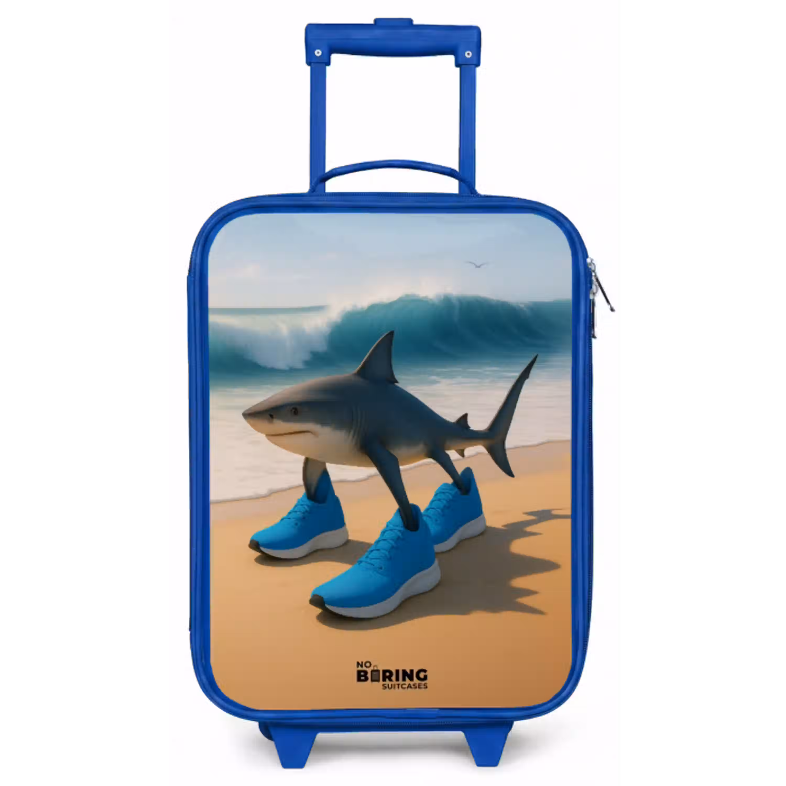 Tralalero tralala Kinderkoffer - Blauw klein -zz3dotto